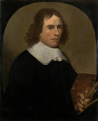 Self-Portrait by Cornelis de Beet, painting, 1652