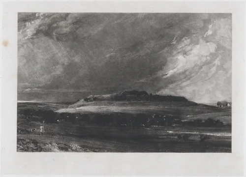 Old Sarum by David Lucas, print, 1830
