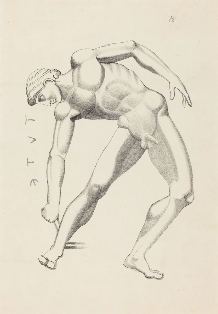 Tydaeus by John Flaxman, print, 1838