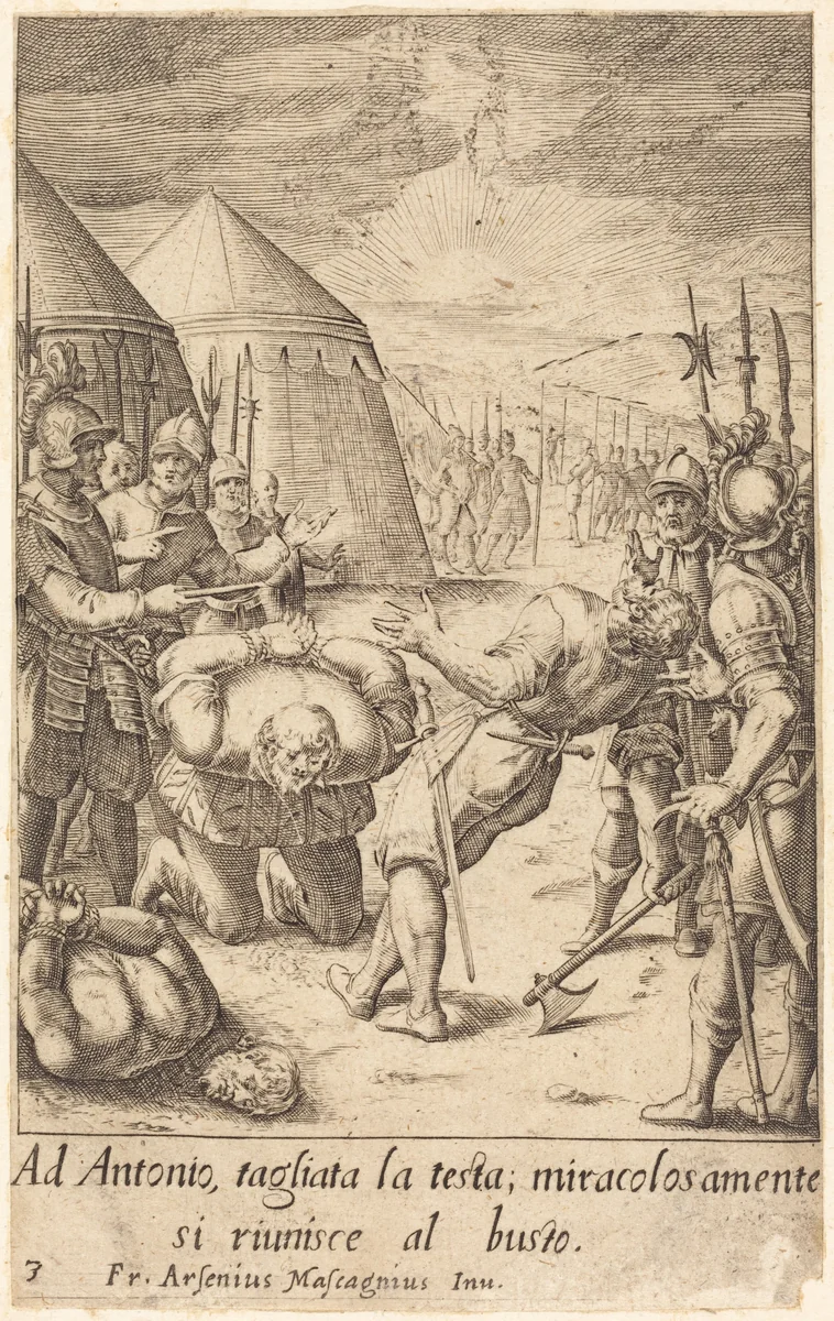 The Decapitated by Jacques Callot
Donato Mascagni, print, 1619