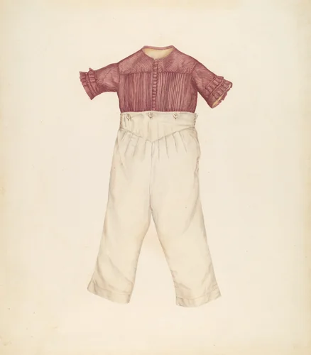 Boy's Suit by Dorothea Mierisch, index of american design, 1940