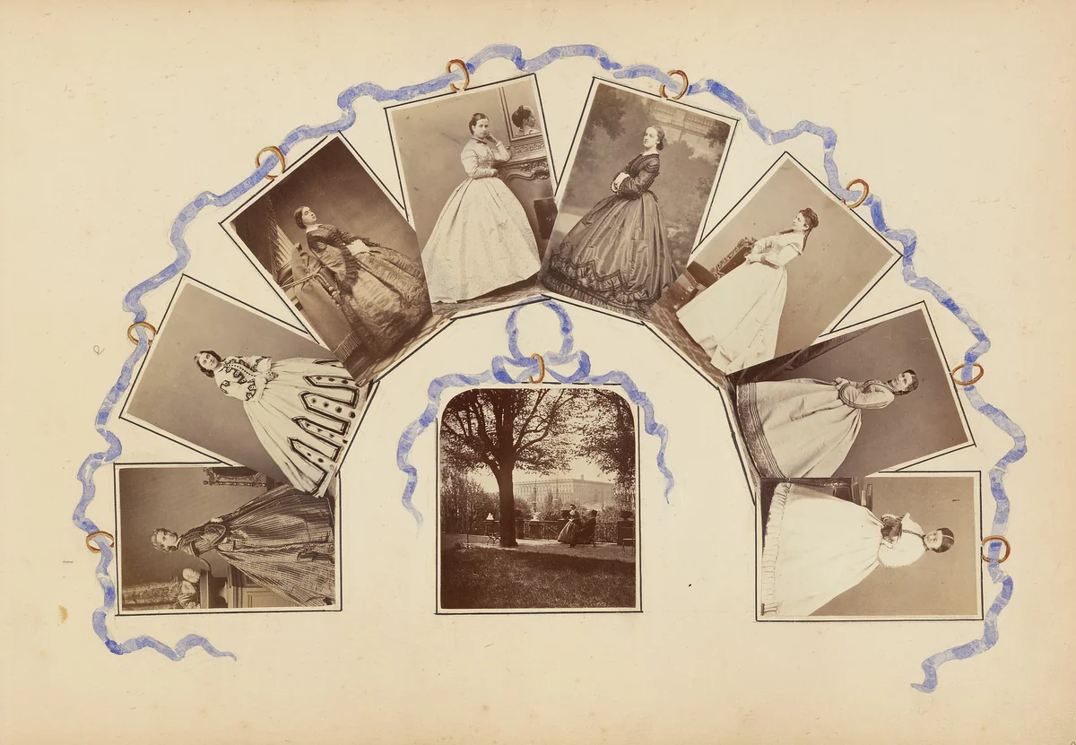 The Madame B Album by Marie-Blanche Hennelle Fournier, photograph, 1870-1879