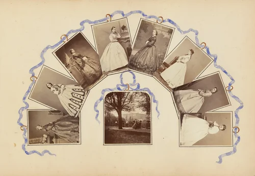 The Madame B Album by Marie-Blanche Hennelle Fournier, photograph, 1870-1879