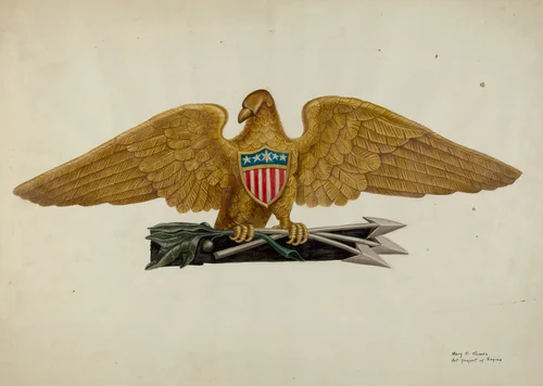 Stern Board by Mary E. Humes, index of american design, 1940