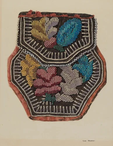 Beaded Bag by George E. Rhone, index of american design, 1940