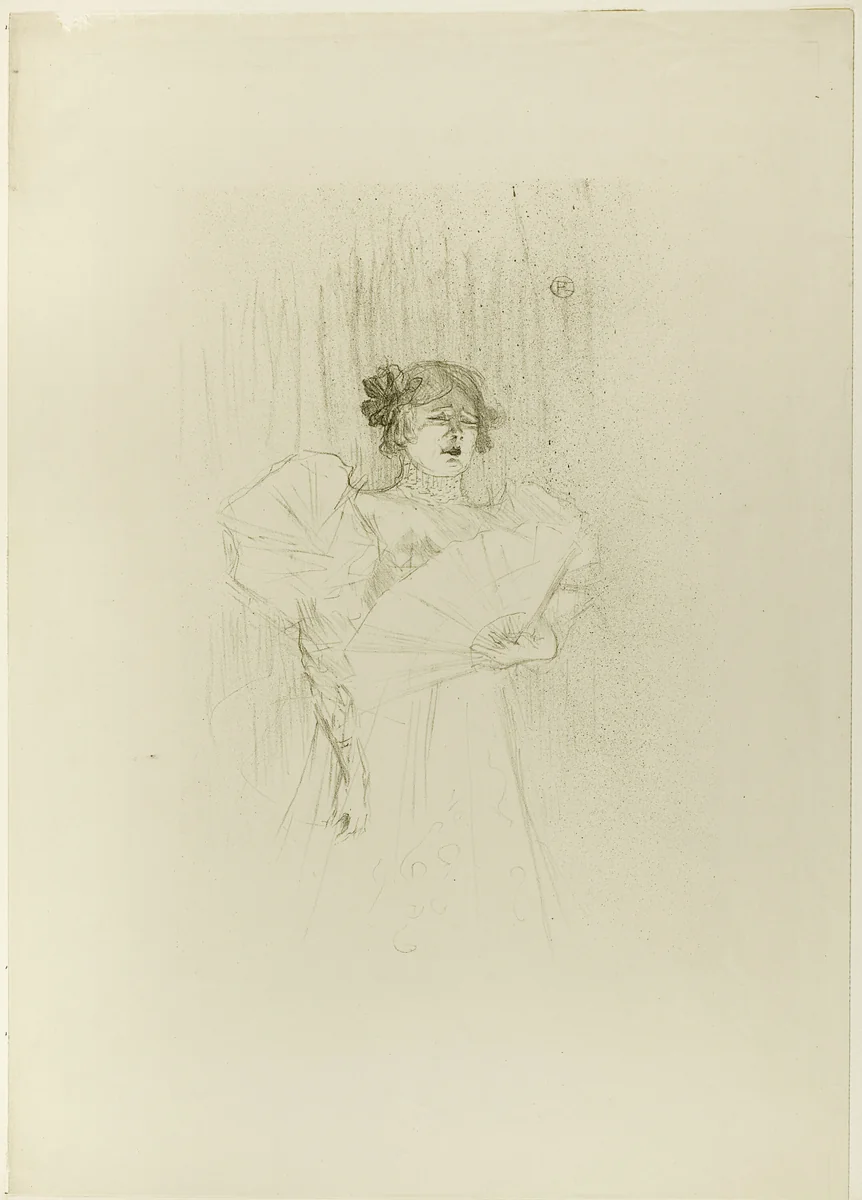Luce Myrès, Front View by Henri de Toulouse-Lautrec, print, 1895