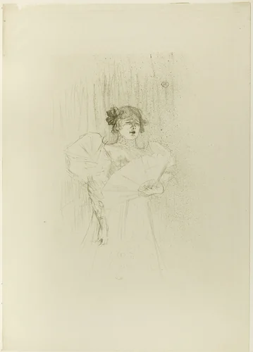 Luce Myrès, Front View by Henri de Toulouse-Lautrec, print, 1895