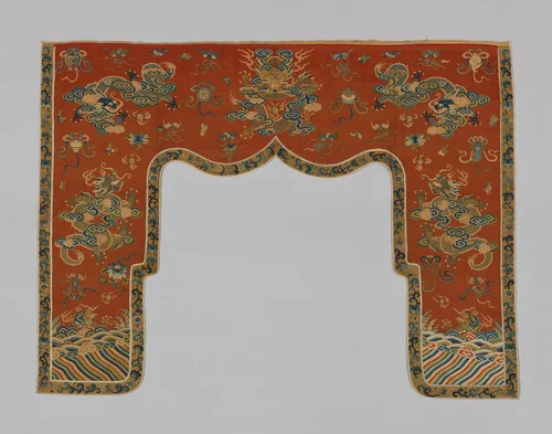 Valance by China, textile, 1875-1900