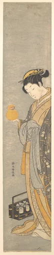 Beauty and Holiness by Suzuki Harunobu (鈴木春信), print, 1770