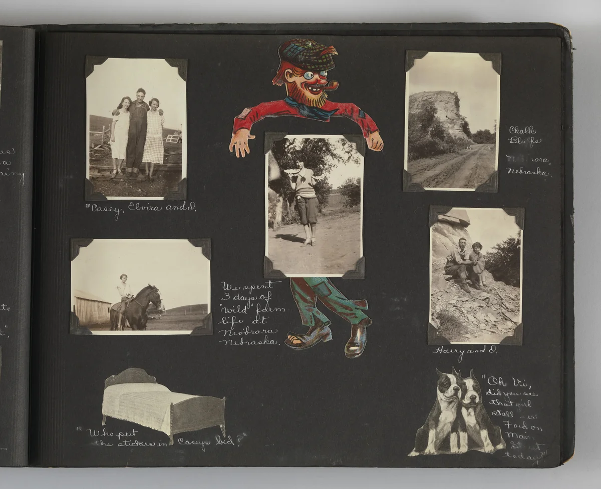 The Story of my Life and Friends as Told by Snapshots from Fourteen On by Blanche Parker, photograph, 1916