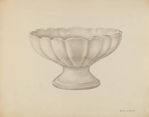 Compote by Bena Mayer, index of american design, 1939