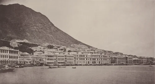 The Praya, Hong-Kong by John Thomson, photograph, 1873
