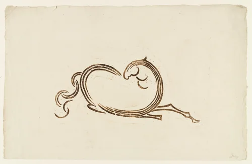 Horse by Elie Nadelman, print, 1897