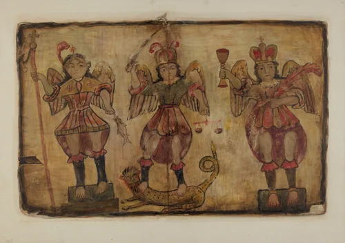 "Santos Retablos" by Maude Valle, index of american design, 1936