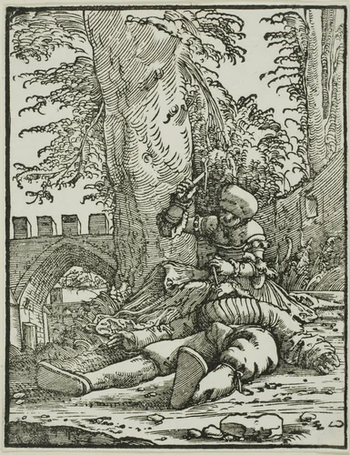 Jael and Sisera by Albrecht Altdorfer, print, 1518-1528