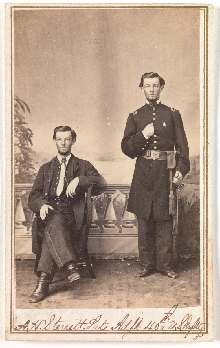 Alonzo H. Sterrett, Late Adjutant, Fortieth U.S. Infantry by Hall & Company, photograph, 1865