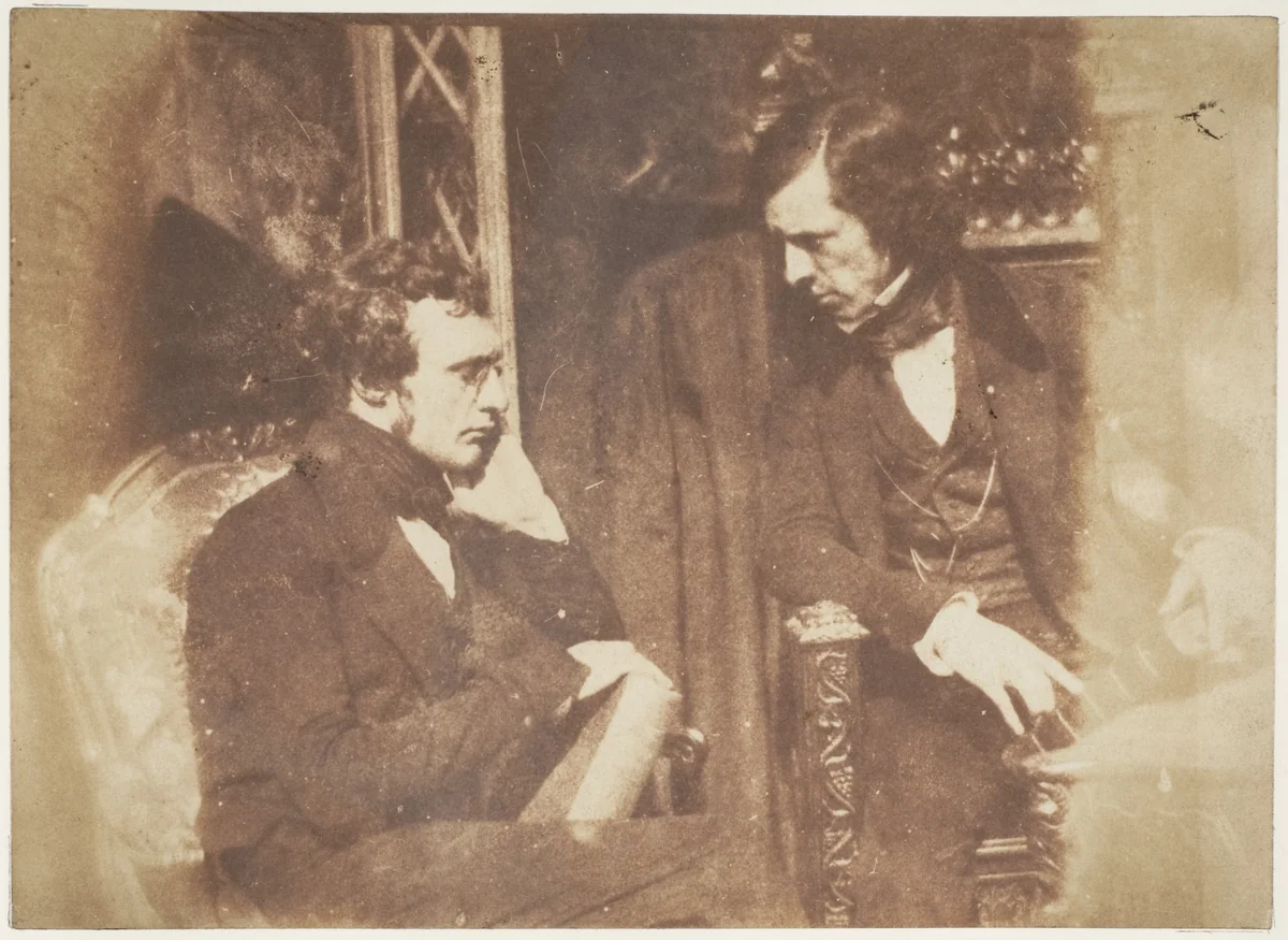 George Gilfillan and Samuel Brown by Hill and Adamson, photograph, 1843-1847