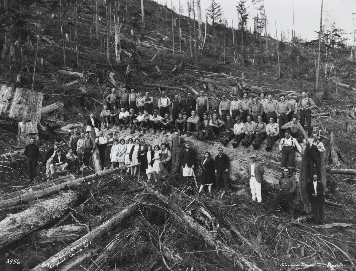 English Camp, No. 11 by Darius Kinsey, photograph, 1925