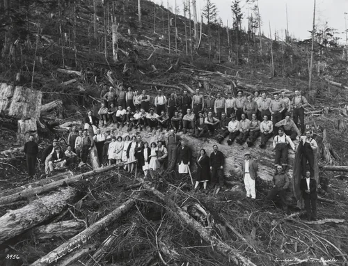 English Camp, No. 11 by Darius Kinsey, photograph, 1925