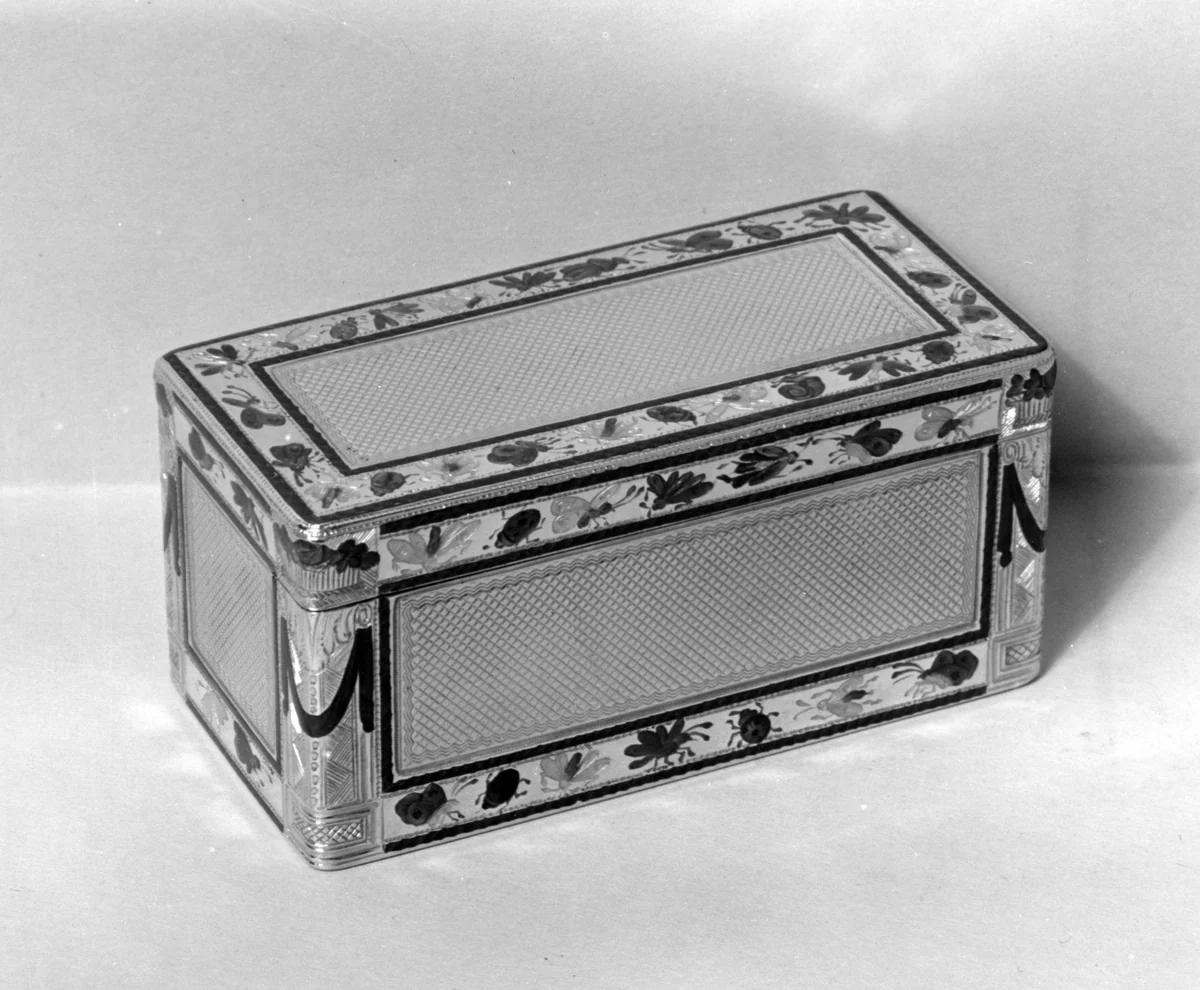 Box by Jean-Joseph Barrière, metalwork, 1765-1766