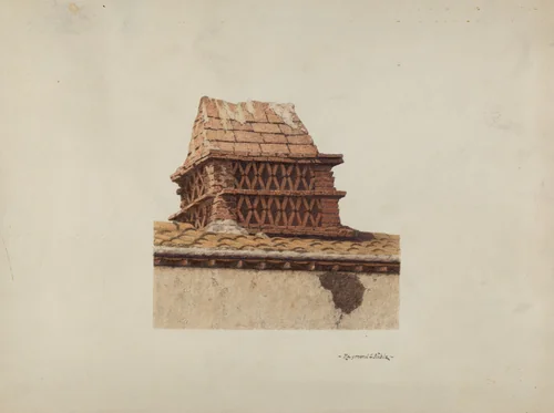 Chimney by Raymond E. Noble, index of american design, 1940