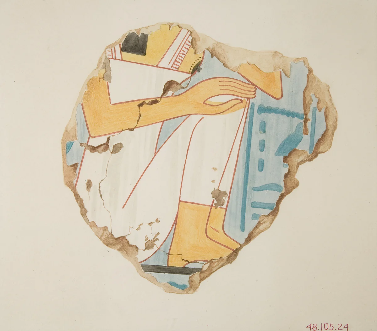 Seated Woman by Nina de Garis Davies, artwork, -1567