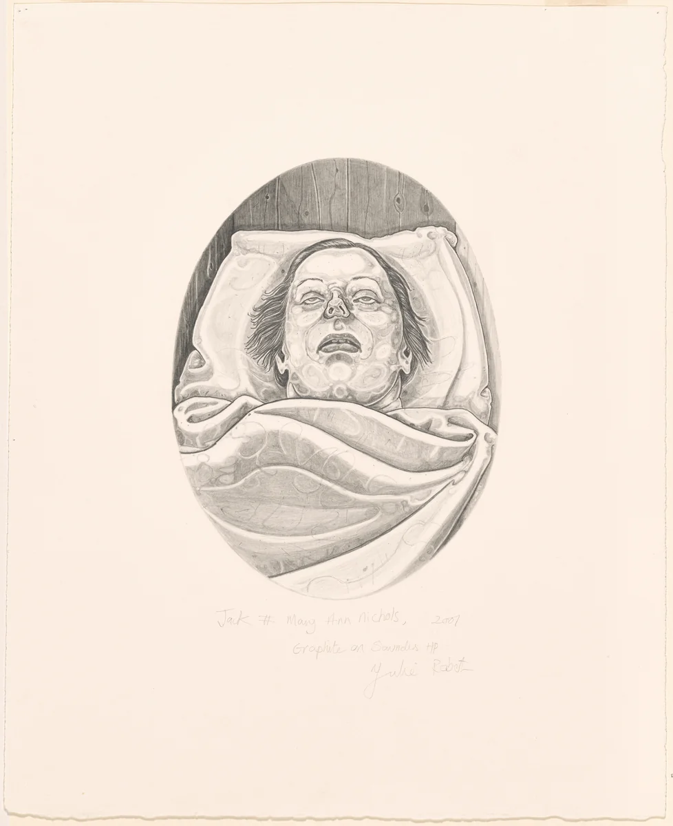 Jack # Mary Ann Nichols by Julie Roberts, drawing, 2001