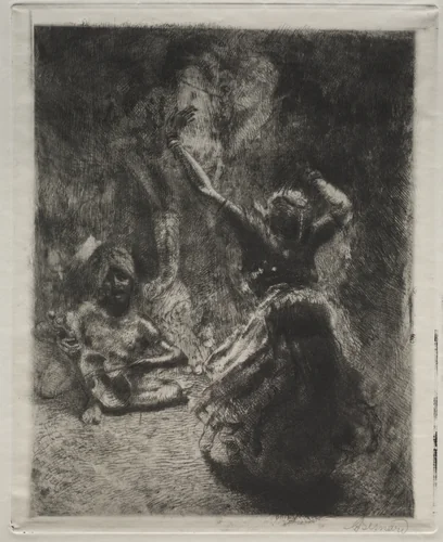The Dancer by Albert Besnard, print, 1895-1905