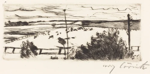 Küste (Seascape) by Lovis Corinth, print, 1916