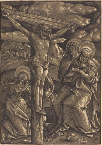 The Crucifixion by Hans Baldung Grien, print, 1514