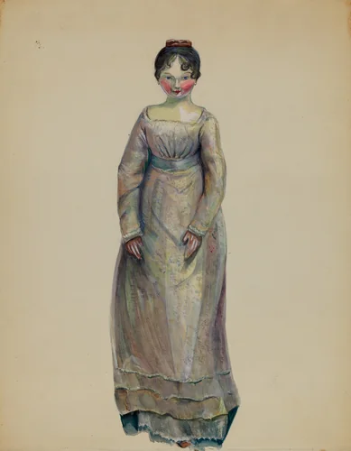Doll by Mina Lowry, index of american design, 1936