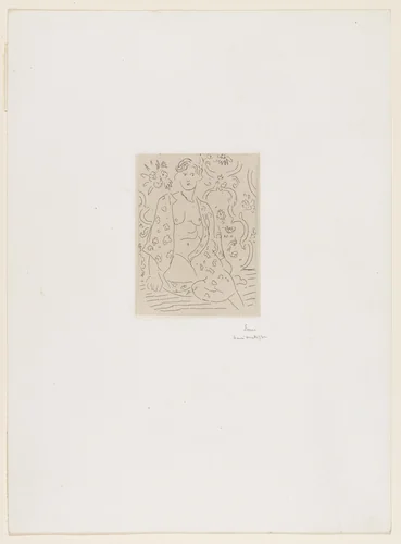 The Arabian Chemise (La Chemise arabe) by Henri Matisse, print, 1926