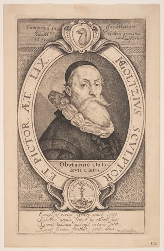 Hendrick Goltzius by Jacob Matham, print, 1618-1630
