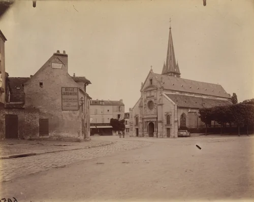 Clamart, église by Eugène Atget, photograph, 1901