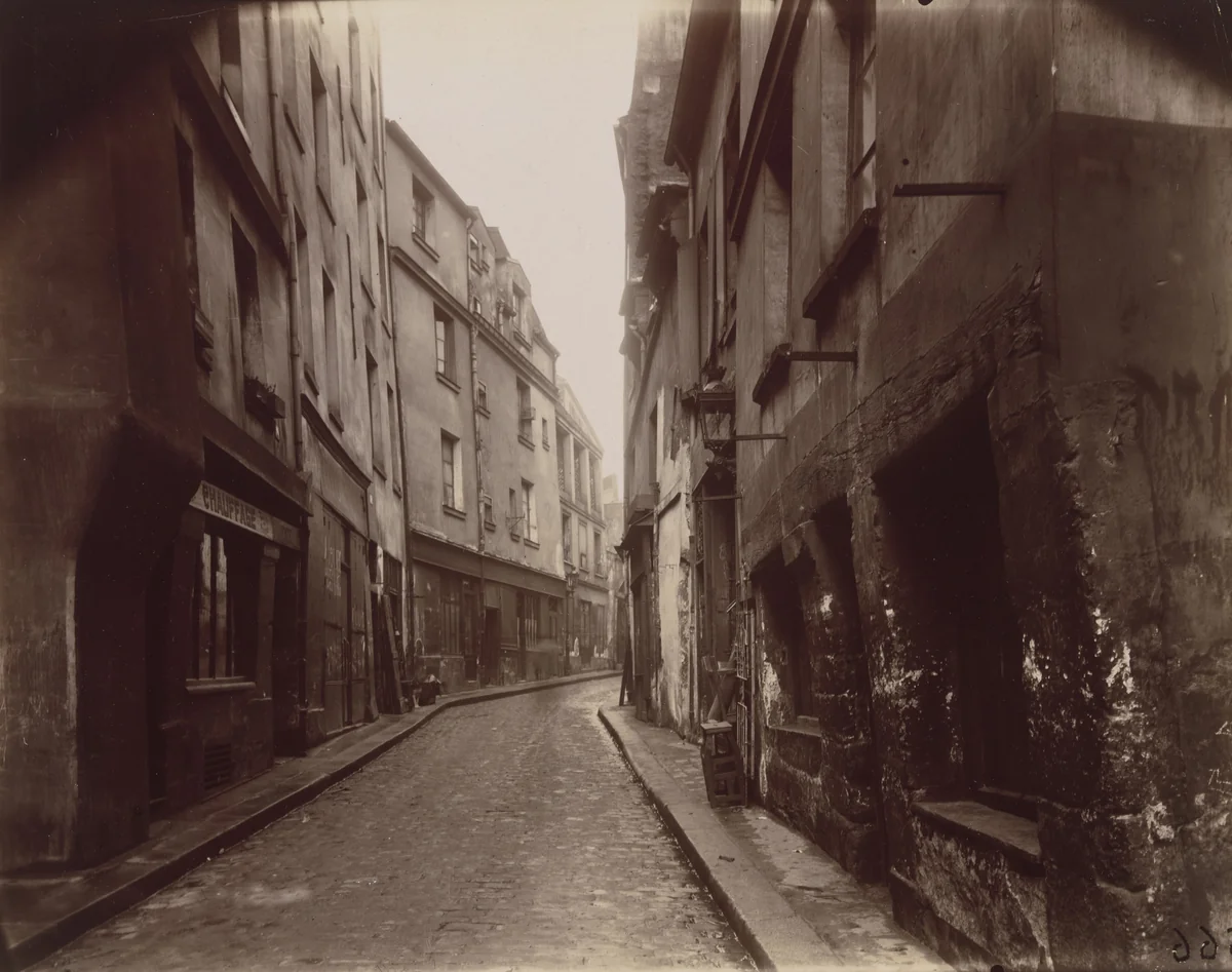 Rue Saint-Médard by Eugène Atget, photograph, 1925