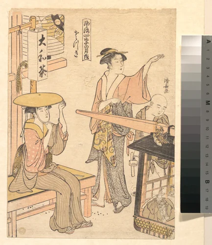 The Fifth Month by Torii Kiyonaga (鳥居清長), print, 1781-1801