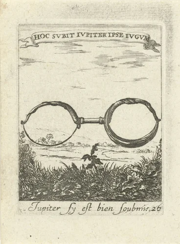 Landschap met juk by Albert Flamen, print, 1672