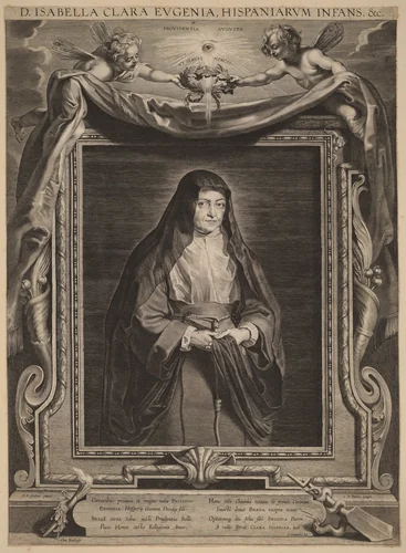Isabella Clara Eugenia, Infanta of Spain by Paulus Pontius
Peter Paul Rubens, print, 1603-1658
