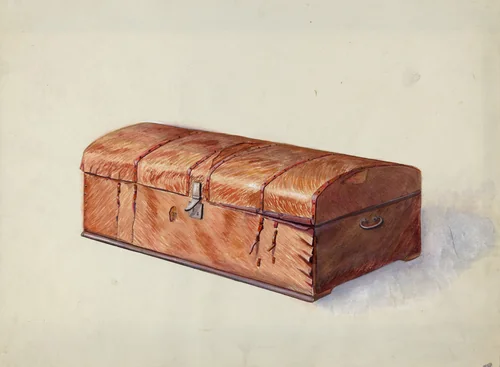 Chest by Edward L. Loper, index of american design, 1936