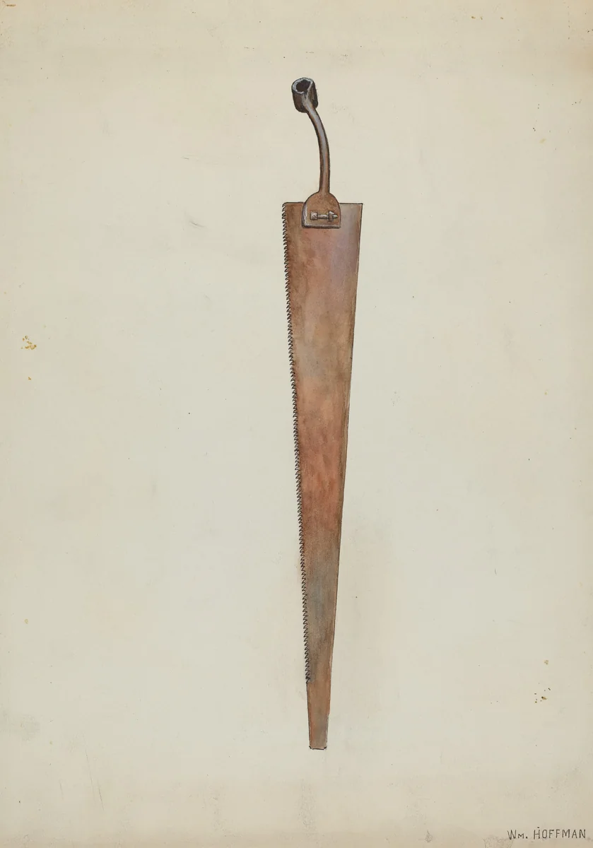 Whipsaw by William Hoffman, index of american design, 1937