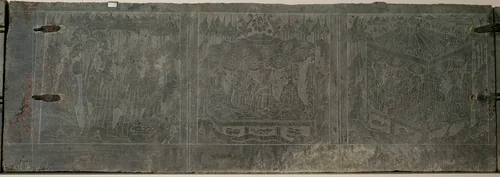 Panels from a Funerary Couch (Guanchuang) by China, sculpture, 520-530