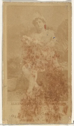 From the Actors and Actresses series (N171) for Old Judge Cigarettes by Goodwin & Company, photograph, 1886-1890