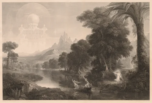 The Voyage of Life: Youth by James Smillie, print, 1855