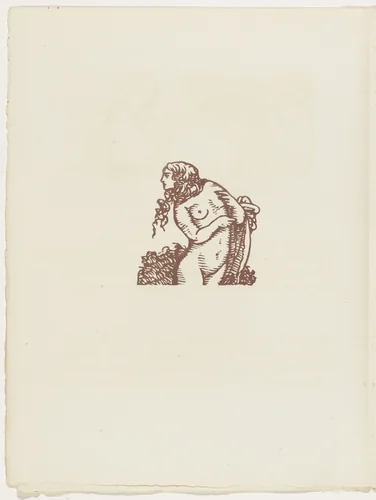 Vignette (folio 59 verso) from Les Amours (The Loves) by Émile Bernard, illustrated book, 1915