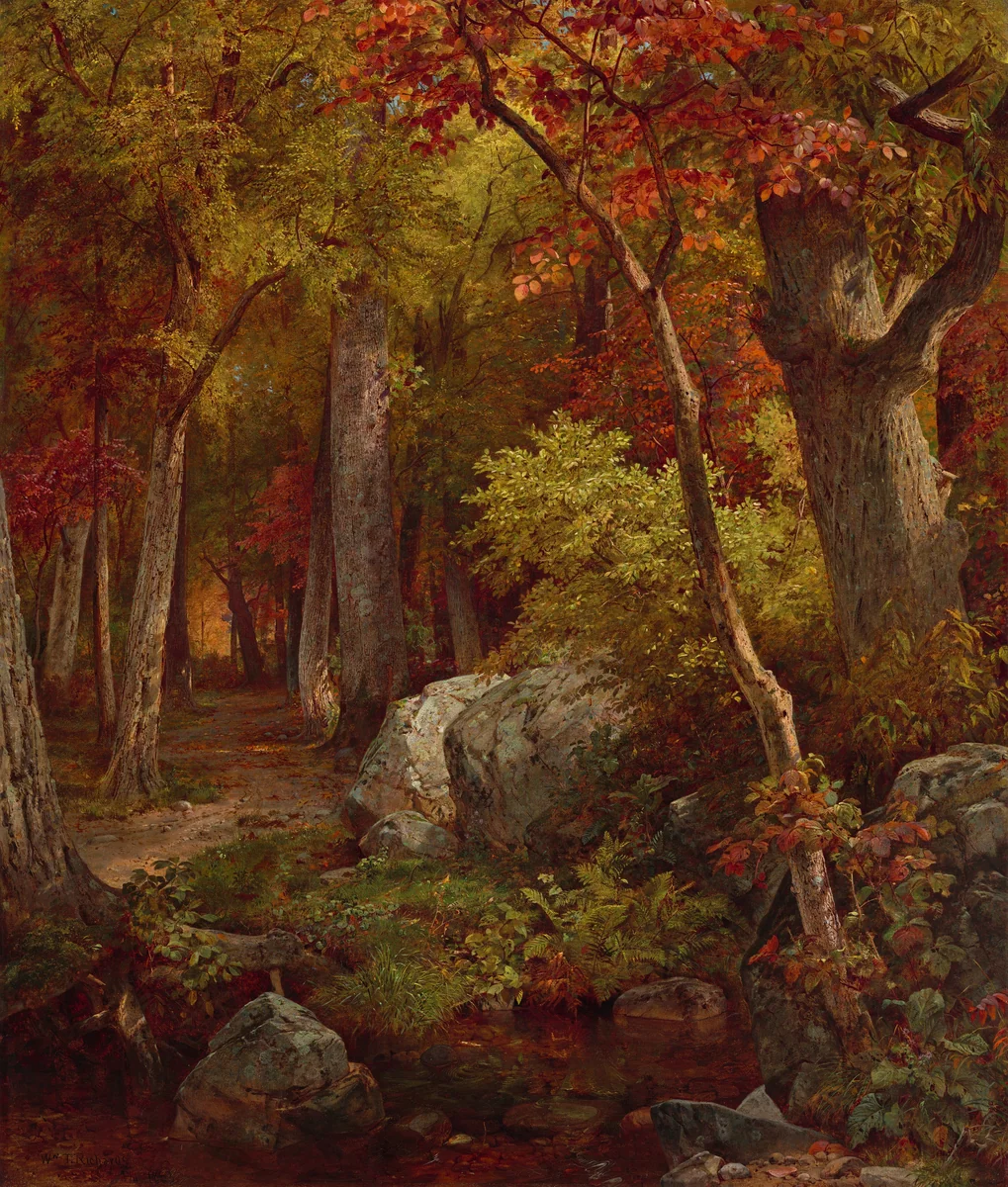 October by William Trost Richards, painting, 1863