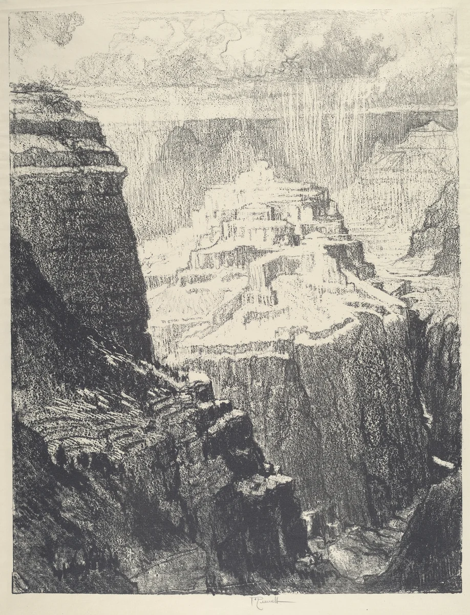 The Walled City by Joseph Pennell, print, 1912