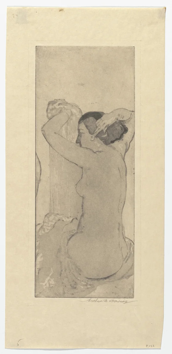 Pompeian Veil by Arthur B. Davies, print, 1918