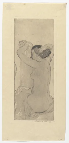 Pompeian Veil by Arthur B. Davies, print, 1918