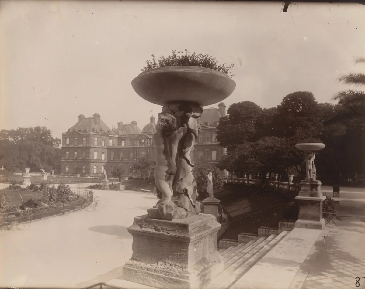 Luxembourg by Eugène Atget, photograph, 1923