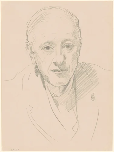 Bust of a Man by John Singer Sargent, drawing, 1880-1905